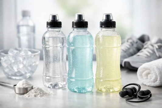 Vergleich transparenter Sportdrink-Rezepturen