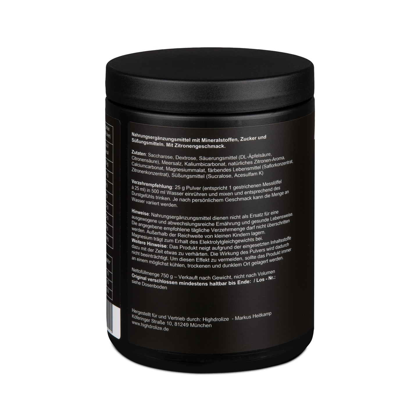 HiGHDROLiZE - Sportsdrink 750g